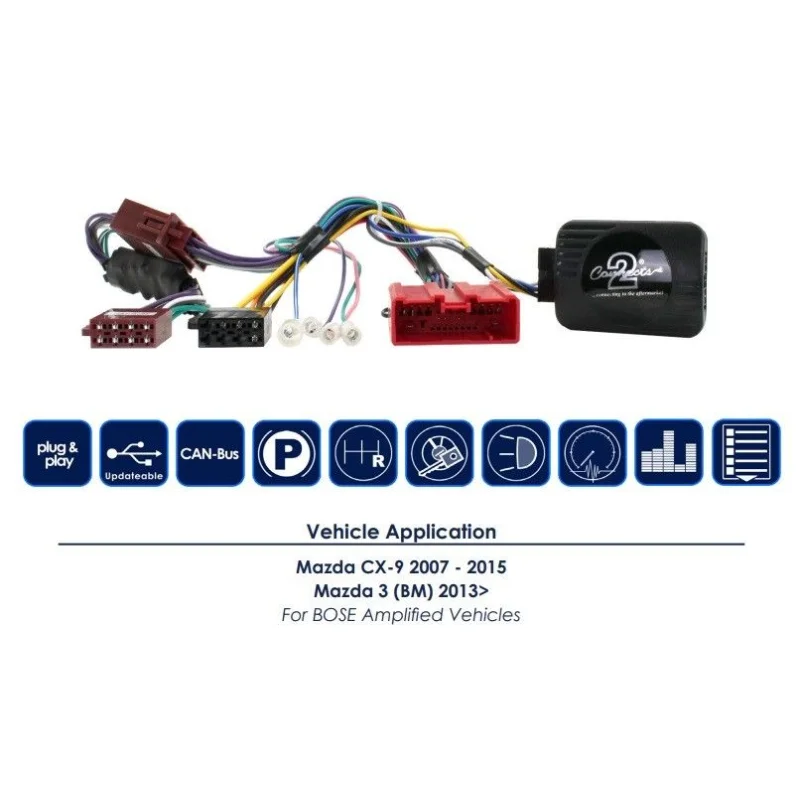 CTSMZ010.2 Interface mandos volante Mazda, funciones
