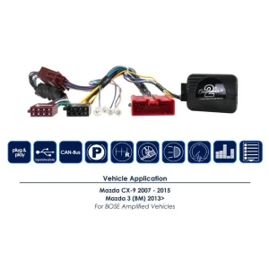 CTSMZ010.2 Interface mandos volante Mazda, funciones