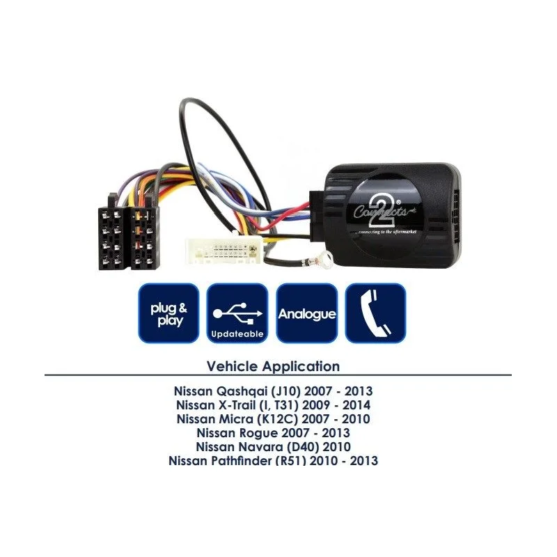 CTSNS001.2 Interface mandos volante Nissan, funciones