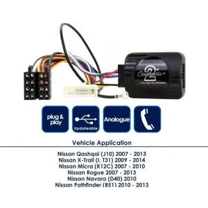CTSNS001.2 Interface mandos volante Nissan, funciones
