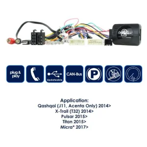 CTSNS011.2 interface mandos volante Nissan, funciones