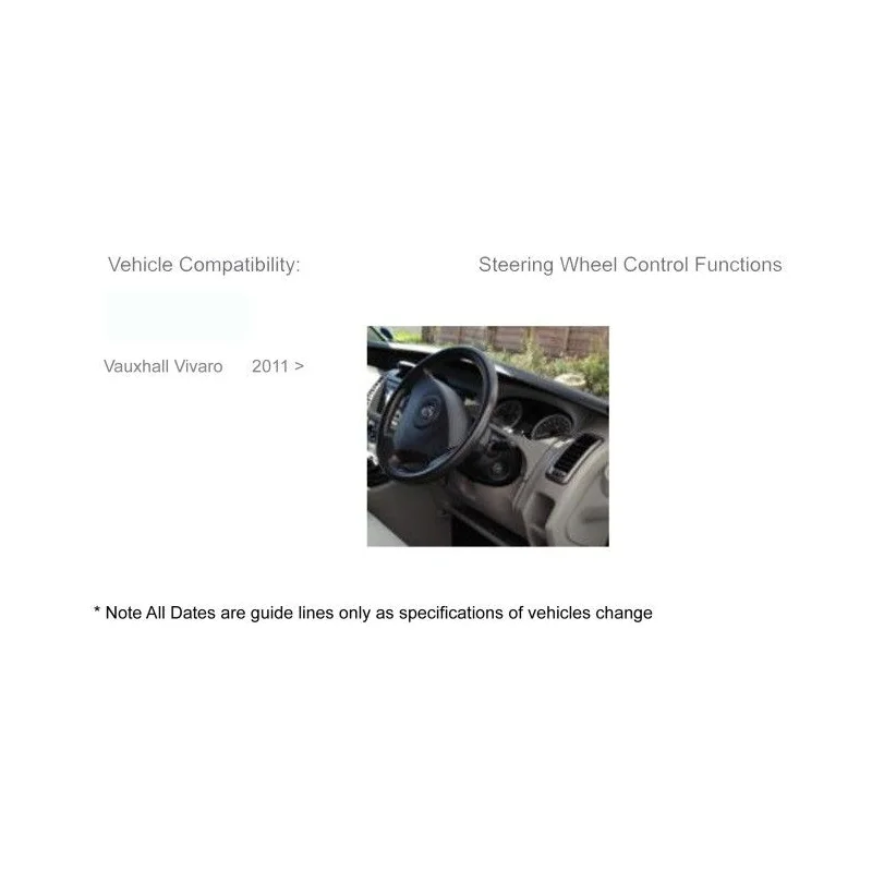 mandos volante Opel Vivaro, año 2011 2013