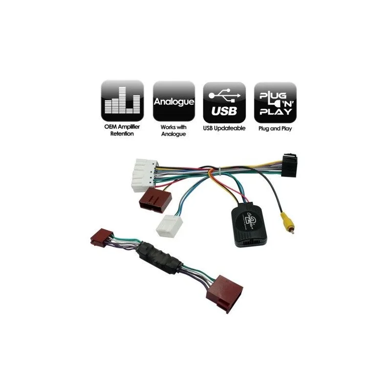 CTSNS015.2 Interface mandos volante Nissan Skyline 2001 2007, funciones