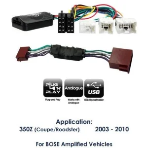 CTSNS020.2 Interface mandos volante Nissan 350Z, funciones