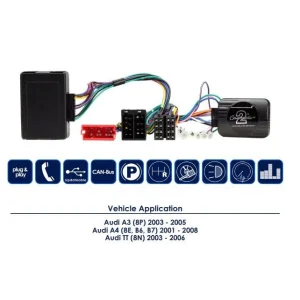 Connects2 CTSAD007.2 Interface mandos volante Audi A3, A4, TT