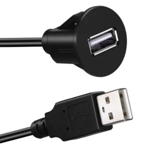 Cable prolongador para reubicar USB, base redonda simple
