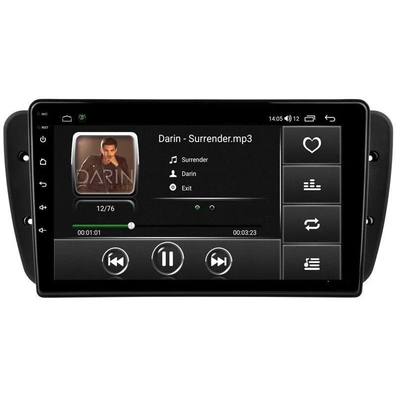 Radio navegador Seat Ibiza 6J, pantalla de 9"