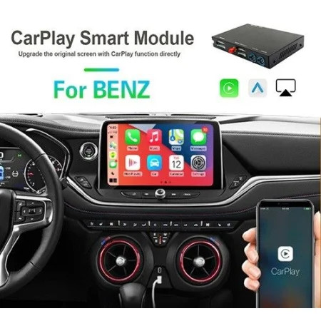 Carplay y Android Auto Mercedes Clase A/B/C/G/E/S/GLA/GLC/GLK, 2013 2017