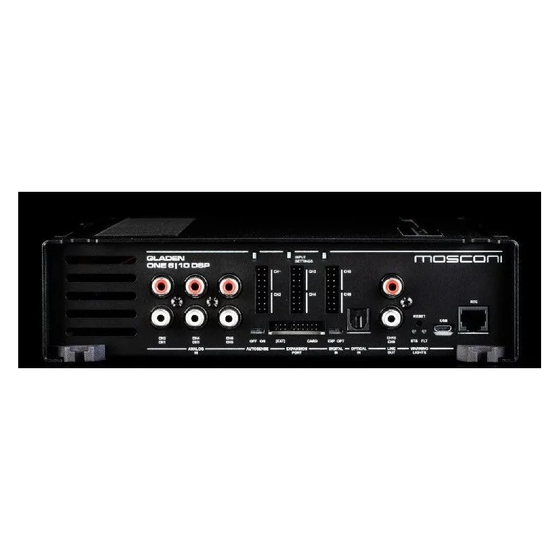 Amplificador 6 canales con DSP, Mosconi ONE6/10DSP