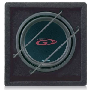Subwoofer Alpine SBG 1044BR, con caja Bass Réflex 10"