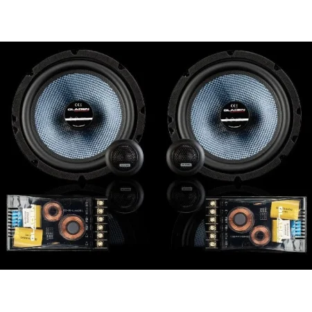 Altavoces 6,5", vías separadas, Gladen Audio RS 165SLIM