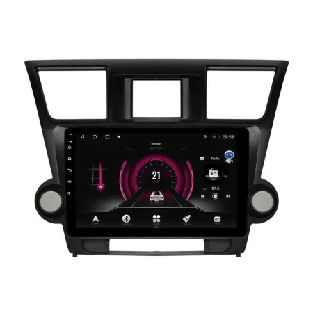 Radio navegador Toyota Highlander 2008 2012. Android 15