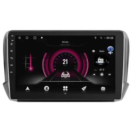 Radio navegador Peugeot 208, 2008, año 2014 2018, Android 12