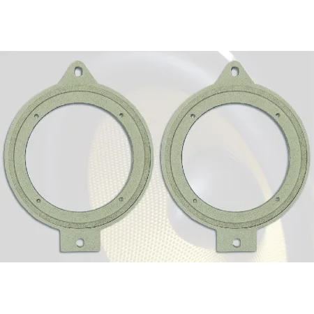 Adaptador altavoces para Porsche, 10cm. Fabricado en madera MDF.