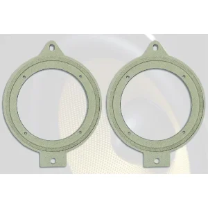 Adaptador altavoces para Porsche, 10cm. Fabricado en madera MDF.