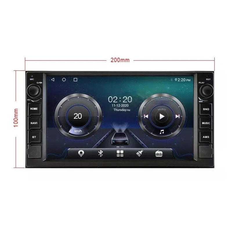 Radio navegador Nissan Navara (2016 2018), Juke (2010 2018), Qashqai, Note 2012