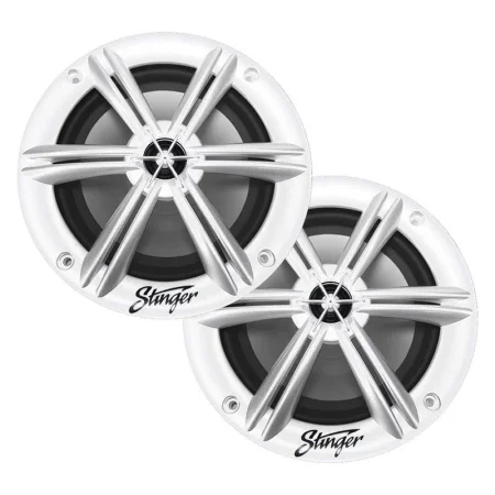 Pareja altavoces marinos 6,5" (165mm), Stinger SEA65W, color blanco