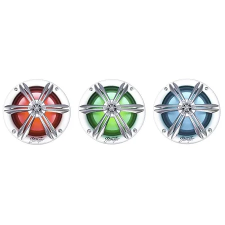 Stinger SEA65RGB, Altavoces marinos 6,5" con luz LED, color blanco