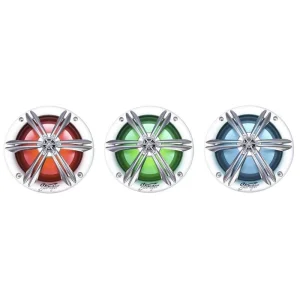 Stinger SEA65RGB, Altavoces marinos 6,5" con luz LED, color blanco