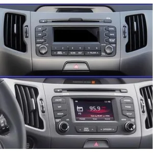 Kia Sportage (2010 2015), sin pantalla de origen