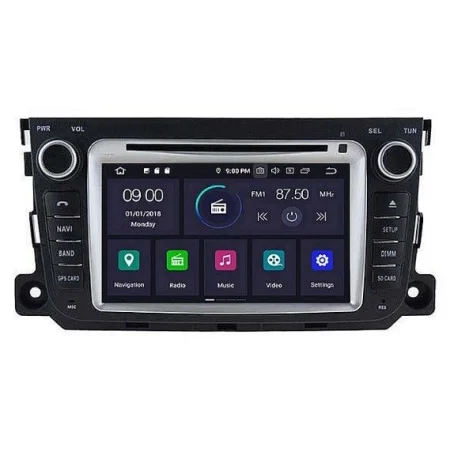 Radio navegador Smart Fortwo, 2010 2014, CarPlay