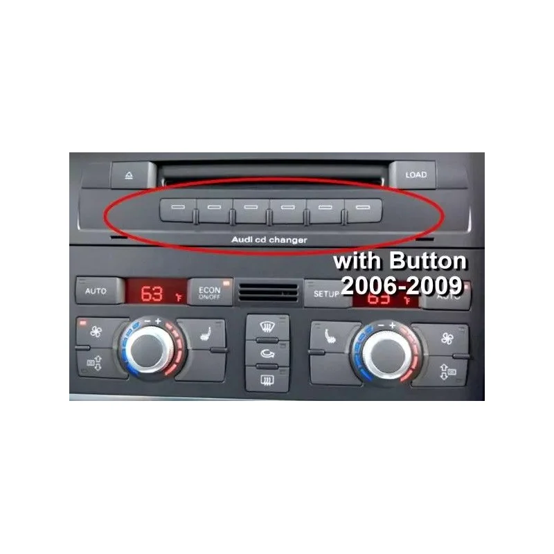 Radio Audi Q7, año 2006 2009