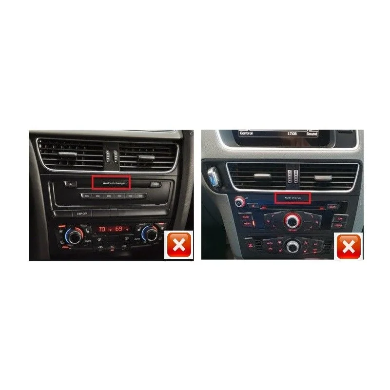 Radios no compatibles