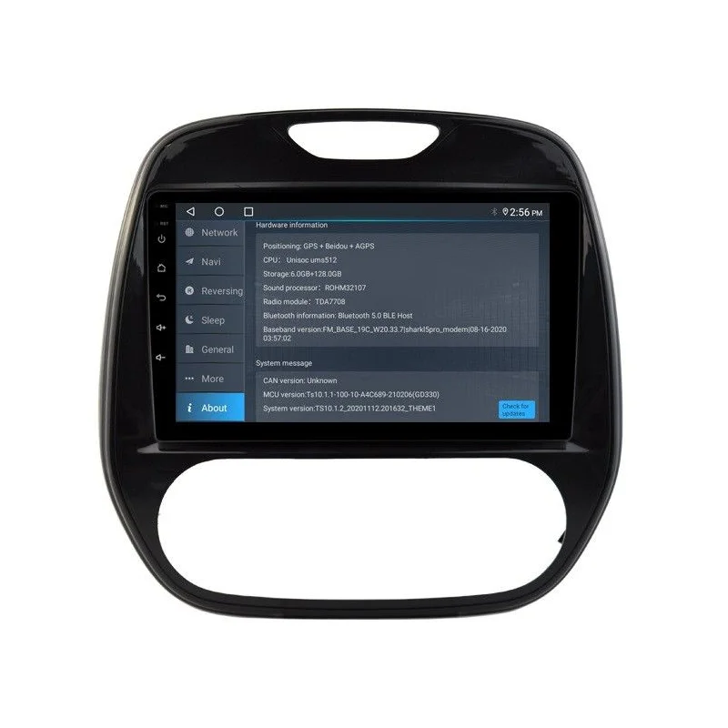 Navegador Renault Captur, año 2016 2019. Carplay Wireless