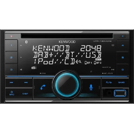 Kenwood DPX 7300DAB, radio con Bluetooth, CD, USB