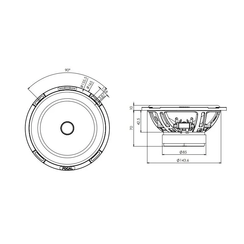 Medidas Woofer Focal