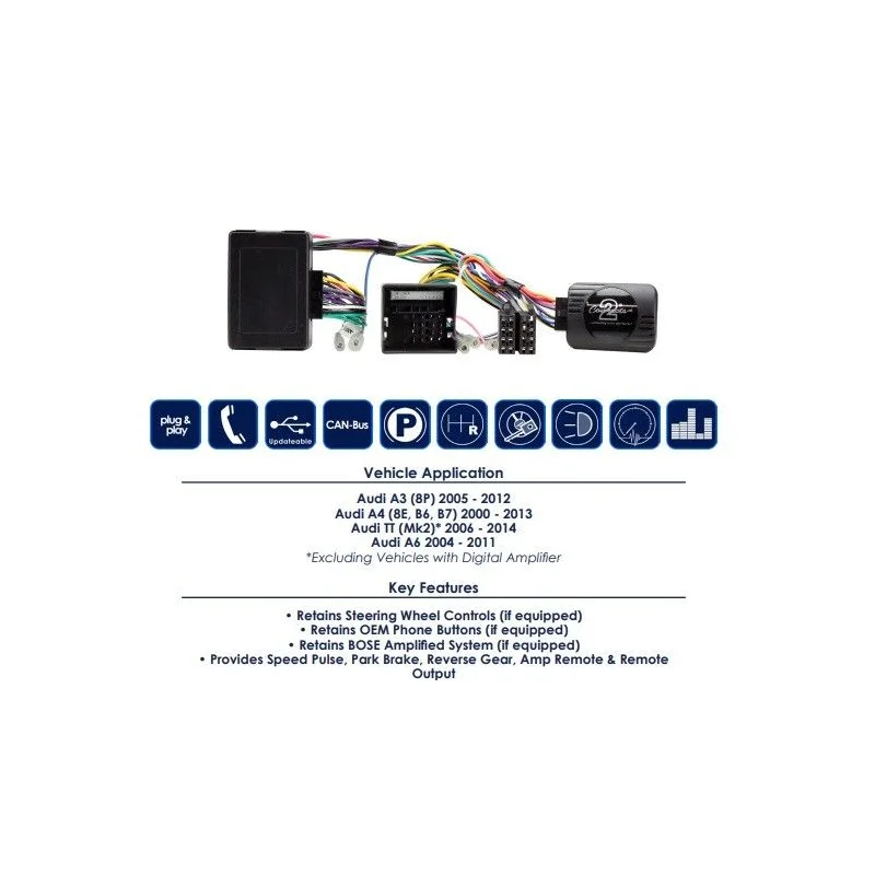 Interface mandos volante Audi R8, 2007 2015