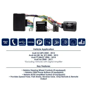 Interface mandos volante Audi R8, 2007 2015
