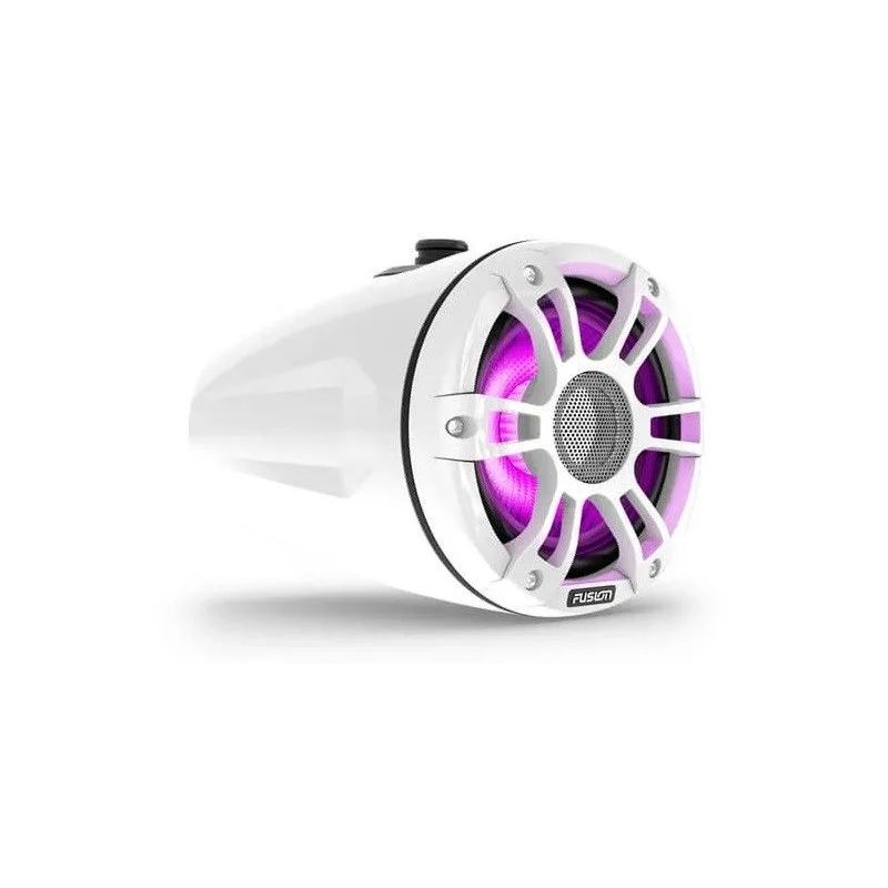 Altavoces marinos cerrados 6,5" con LED, Fusion, color blanco