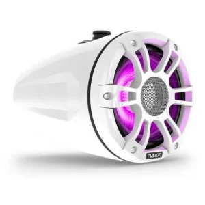 Altavoces marinos cerrados 6,5" con LED, Fusion, color blanco