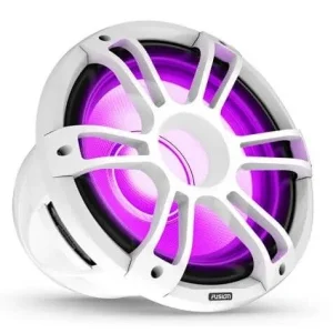 Subwoofer marino 30cm con iluminación LED, Fusion, color blanco