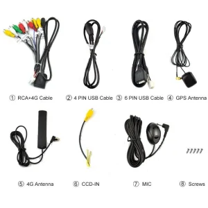Radio navegador Toyota Corolla, año 2008 2013, accesorios