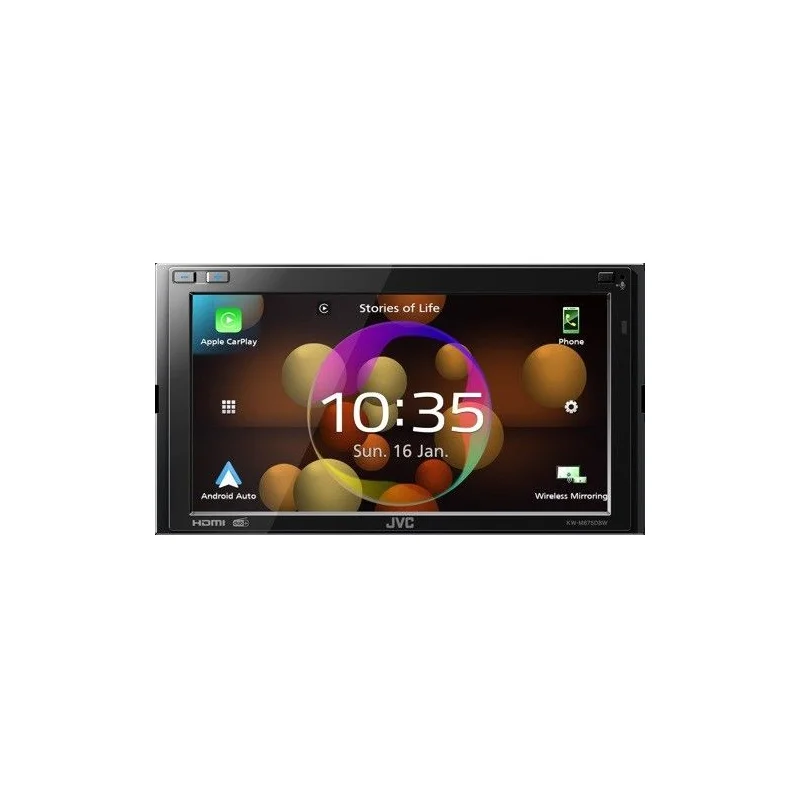 Radio con pantalla 6,8", JVC KW M875DBW