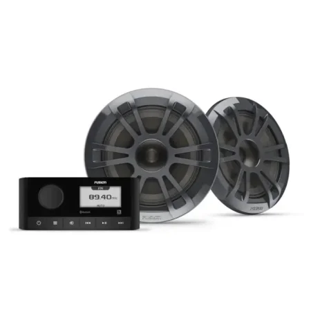 Fusion MS RA60K1SPG, Radio y altavoces marinos 6,5" deportivos