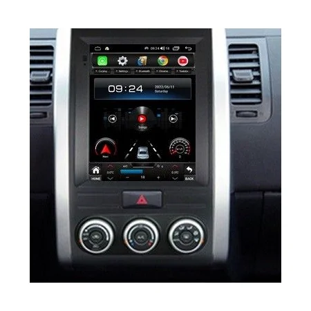 Navegador Nissan X Trail, año 2007 2012, tipo tesla (9,7")