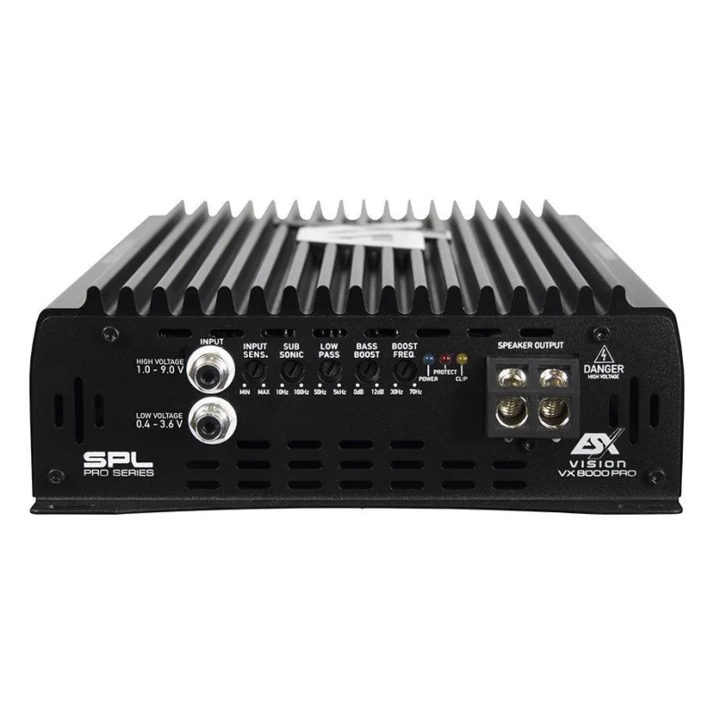 Amplificador monocanal digital ESX Audio VX8000PRO, clase D