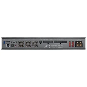 Amplificador Musway M12 de 12 canales con DSP de 16 canales.