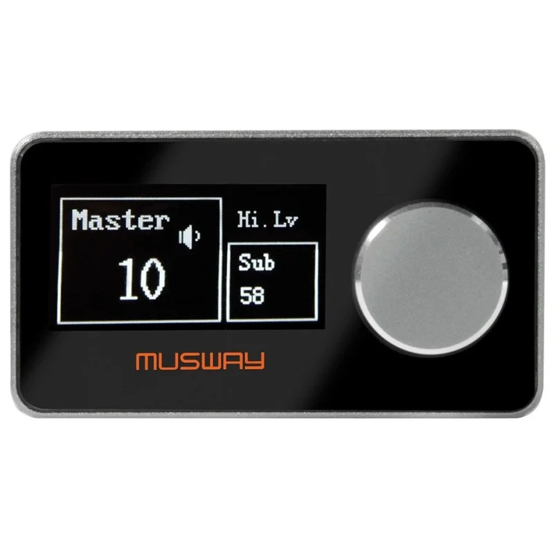 Control remoto con pantalla para amplificadores DSP, Musway DRC1