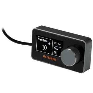 Musway DRC1, Control remoto con pantalla para amplificadores DSP
