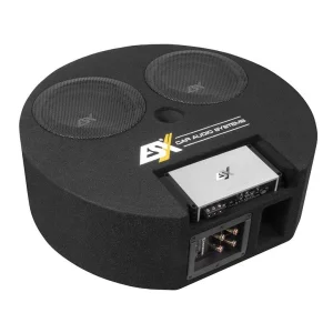Pareja subwoofers 20cm en recinto cerrado redondo, ESX Audio DBX800Q
