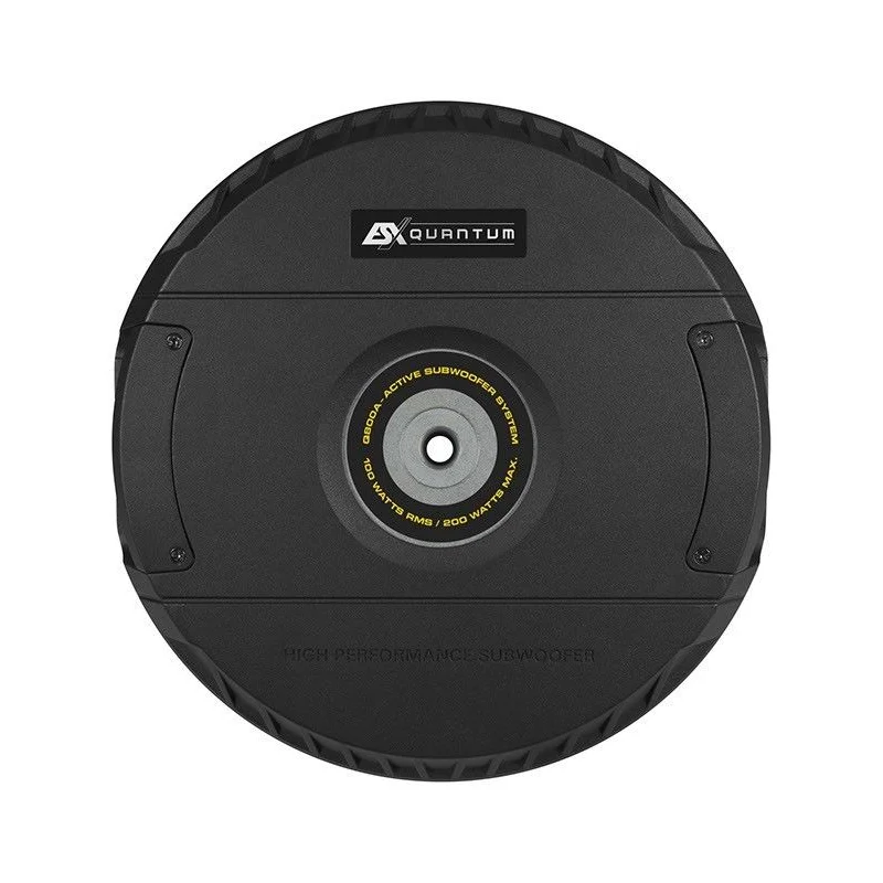 Subwoofer redondo amplificado 8" (20cm), ESX Audio Q800A