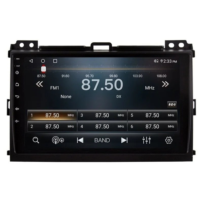 Radio navegador Toyota Land Cruiser KDJ 120 (2004 2009), Android 12