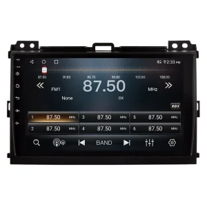 Radio navegador Toyota Land Cruiser KDJ 120 (2004 2009), Android 12