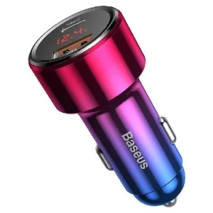 Cargador rápido USB+USB C 12/24V, 45W