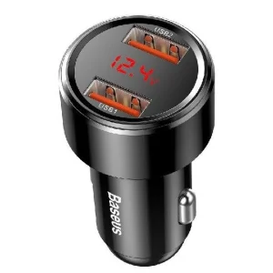 Cargador de coche rápido 2 x USB 12/24V, 45W