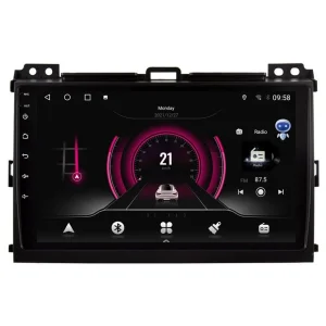Navegador Toyota Land Cruiser KDJ 120 (2004 2009), Android 12